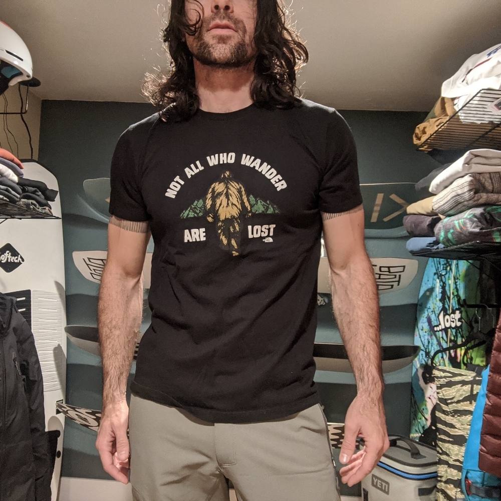 The North Face screen printed t-shirt